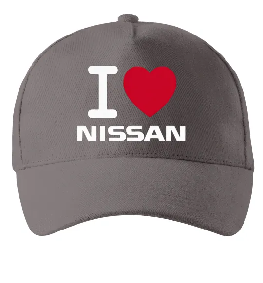 Кепка I Love Nissan Сірий фото