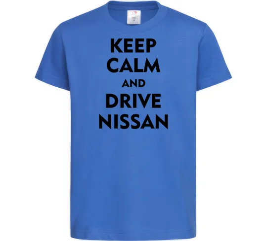 Детская футболка Drive Nissan Ярко-синий фото