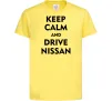 Детская футболка Drive Nissan Лимонный Детская футболка Drive Nissan Лимонный фото