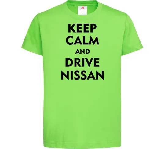 Детская футболка Drive Nissan Лаймовый фото