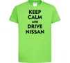 Детская футболка Drive Nissan Лаймовый Детская футболка Drive Nissan Лаймовый фото
