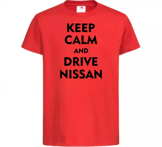Детская футболка Drive Nissan Красный фото