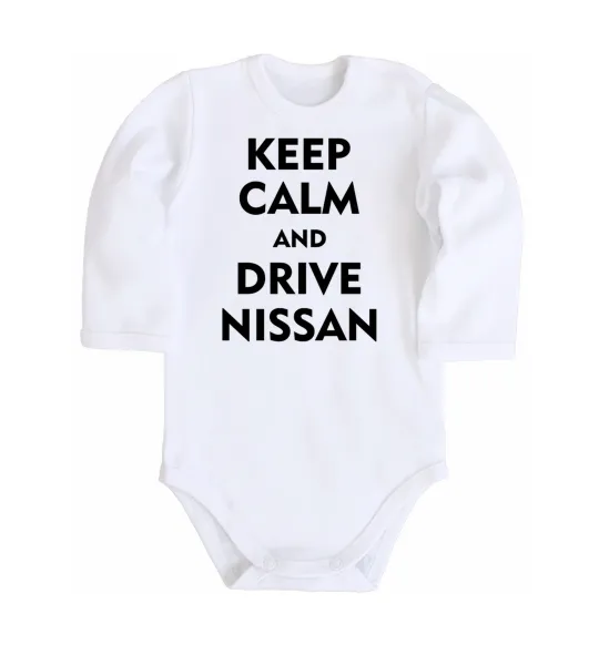 Дитячий бодік Drive Nissan Білий фото