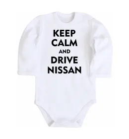 Дитячий бодік I Love Nissan Білий фото