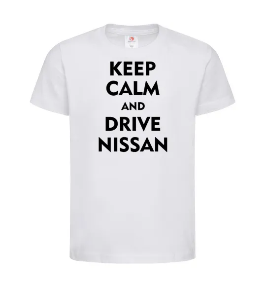 Дитяча футболка Drive Nissan Білий фото