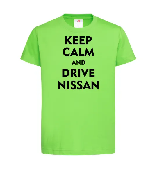 Дитяча футболка Drive Nissan Лаймовий фото