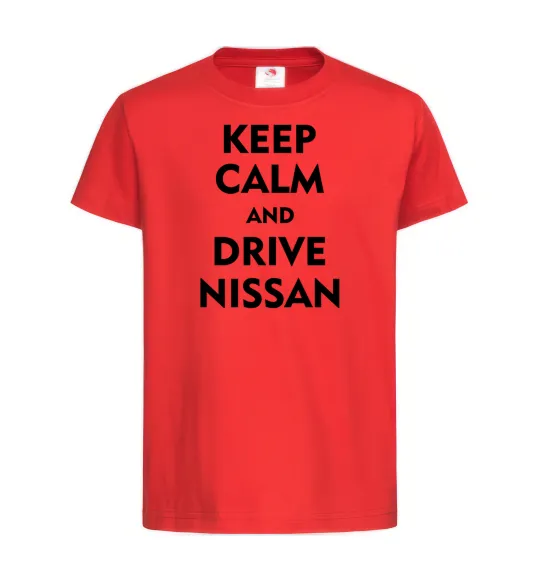 Дитяча футболка Drive Nissan Червоний фото