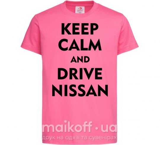 Дитяча футболка Drive Nissan Яскраво-рожевий фото