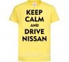 Дитяча футболка Drive Nissan Лимонний фото