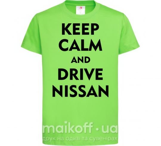 Детская футболка Drive Nissan Лаймовый фото