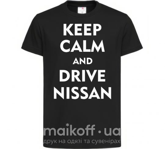 Детская футболка Drive Nissan Черный фото