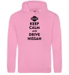 Мужская толстовка (худи) Drive Nissan Розовый фото