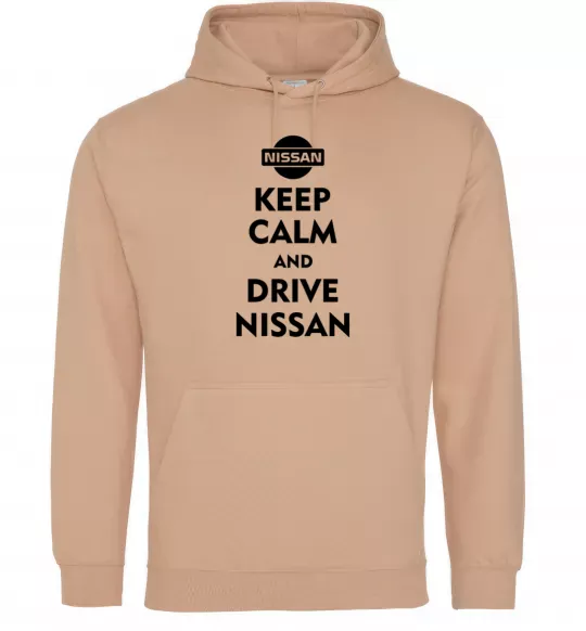 Женская толстовка (худи) Drive Nissan Песочный фото