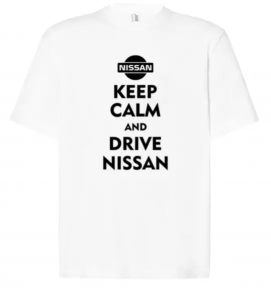 Футболка Оверсайз Drive Nissan Білий фото
