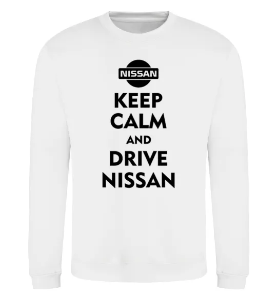 Свитшот Drive Nissan Белый фото