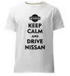 Чоловіча преміум футболка Drive Nissan Білий фото