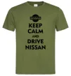 Мужская футболка Drive Nissan Оливковый фото