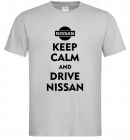 Мужская футболка Drive Nissan Серый фото