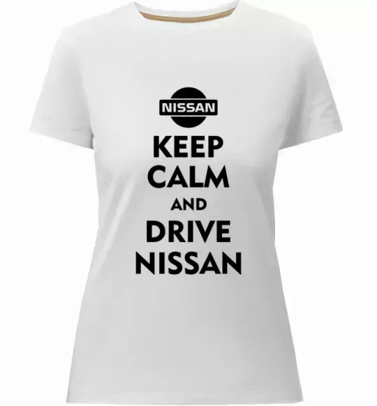 Женская премиум футболка Drive Nissan Белый фото