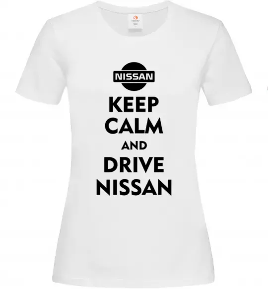 Женская футболка Drive Nissan Белый фото