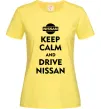 Женская футболка Drive Nissan Лимонный фото