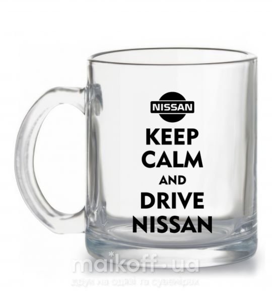 Чашка скляна Drive Nissan Прозорий фото