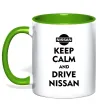 Чашка з кольоровою ручкою Drive Nissan Лаймовий фото