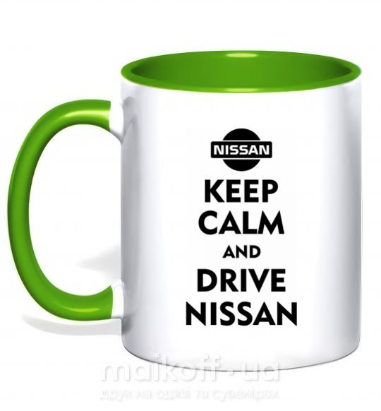 Чашка с цветной ручкой Drive Nissan Зеленый фото