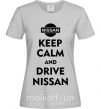 Жіноча футболка Drive Nissan Сірий фото
