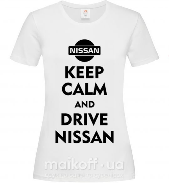 Женская футболка Drive Nissan Белый фото