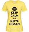 Женская футболка Drive Nissan Лимонный фото