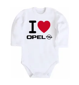 Дитячий бодік Drive Opel Білий фото