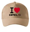 Кепка I Love Opel Песочный фото