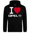 Чоловіча толстовка (худі) I Love Opel Чорний Чоловіча толстовка (худі) I Love Opel Чорний фото