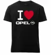 Чоловіча преміум футболка I Love Opel Чорний Чоловіча преміум футболка I Love Opel Чорний фото
