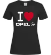 Жіноча футболка I Love Opel Чорний Жіноча футболка I Love Opel Чорний фото