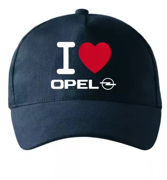 Кепка I Love Opel Темно-синій фото