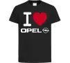 Детская футболка I Love Opel Черный Детская футболка I Love Opel Черный фото