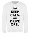 Свитшот Drive Opel Белый фото