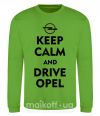 Світшот Drive Opel Лаймовий фото
