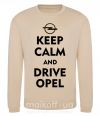 Свитшот Drive Opel Песочный фото