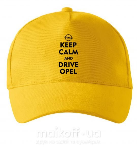 Кепка Drive Opel Солнечно желтый фото