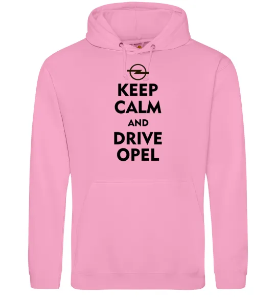 Чоловіча толстовка (худі) Drive Opel Рожевий фото