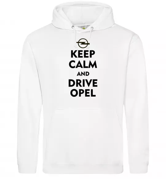 Жіноча толстовка (худі) Drive Opel Білий фото