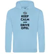 Жіноча толстовка (худі) Drive Opel Блакитний фото