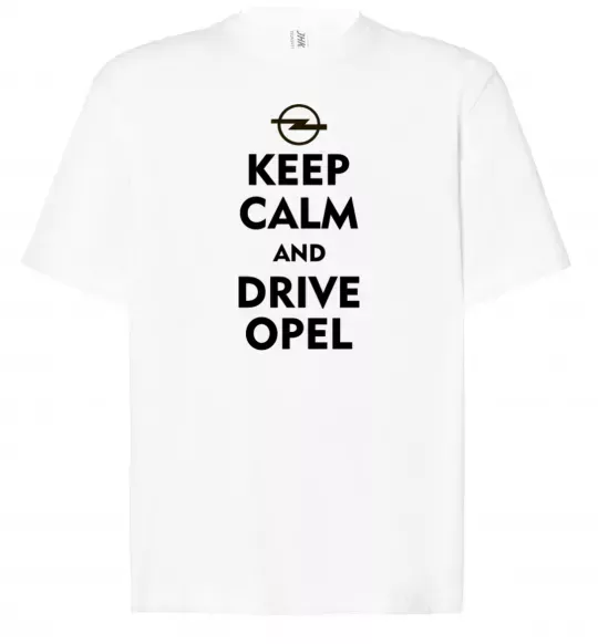 Футболка Оверсайз Drive Opel Белый фото