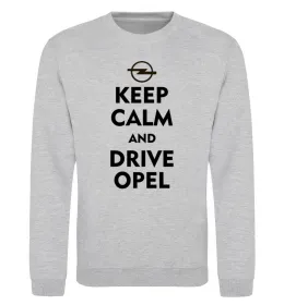 Свитшот Drive Opel Серый меланж фото