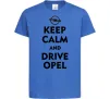 Дитяча футболка Drive Opel Яскраво-синій Дитяча футболка Drive Opel Яскраво-синій фото