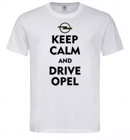 Чоловіча футболка I Love Opel Лимонний фото