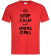 Мужская футболка Drive Opel Красный Мужская футболка Drive Opel Красный фото